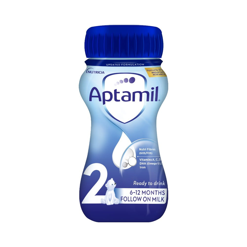 Aptamil nadaljevalno mleko v steklenički 2, <br>200 ml Aptamil nadaljevalno mleko v steklenički 2, <br>200 ml - slika 1